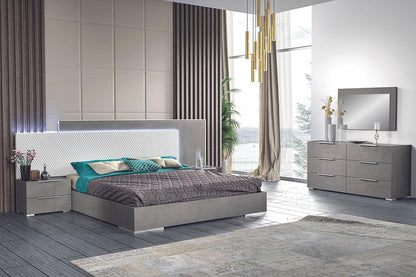 Fabiana (Grey) Italian Bedroom Set