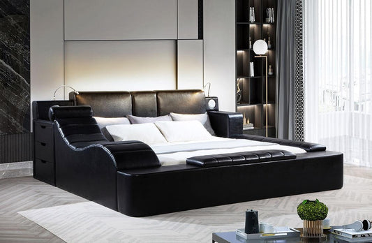 B420 APOLLO Black King Bed