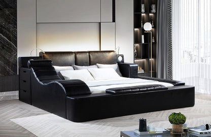 B420 APOLLO Black Queen Bed