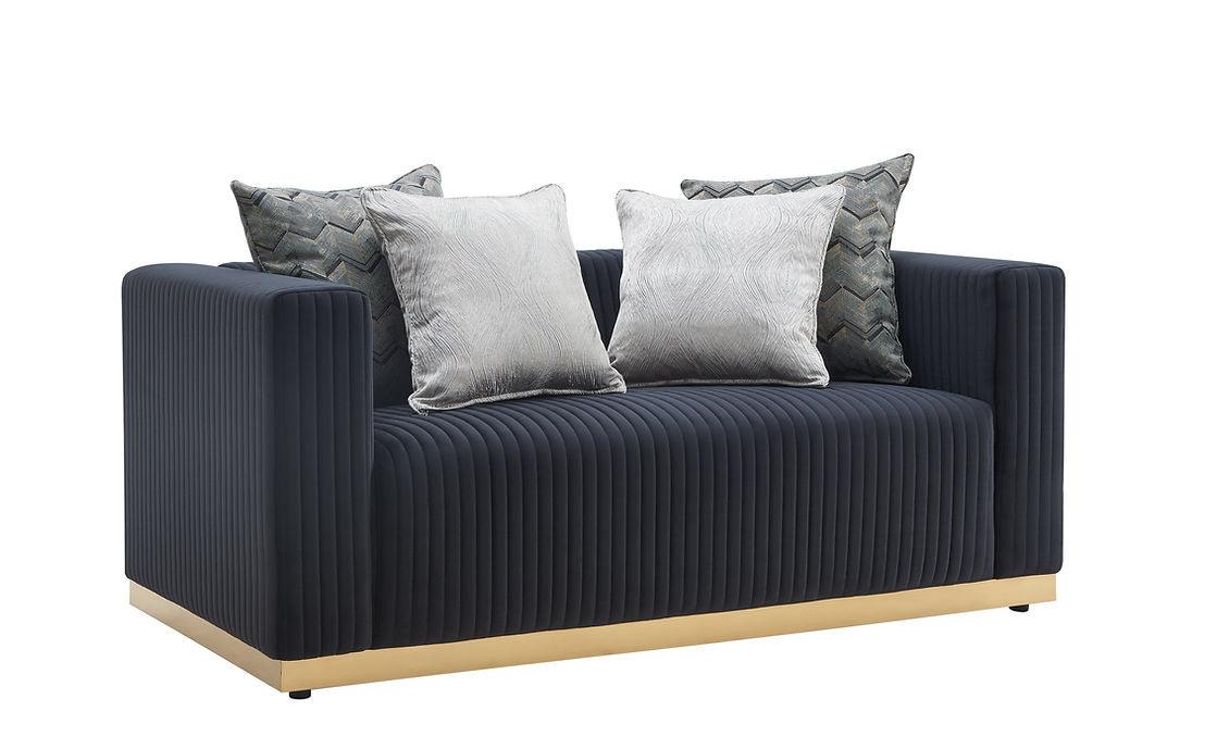 S3168 Alisha (Black)  Living Room Set