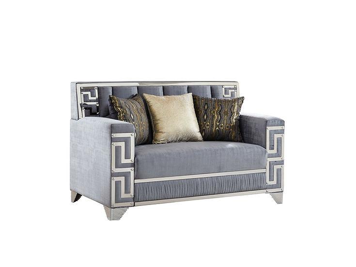 S3700 Hira Grey Living Room Set