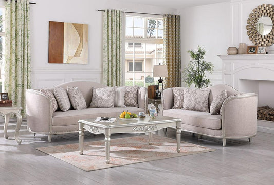 S6226 Bellisimo 3PC (Light Grey) Living Room Set