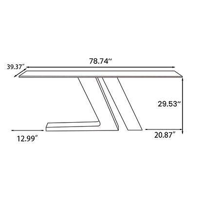 Goldie 79" Table