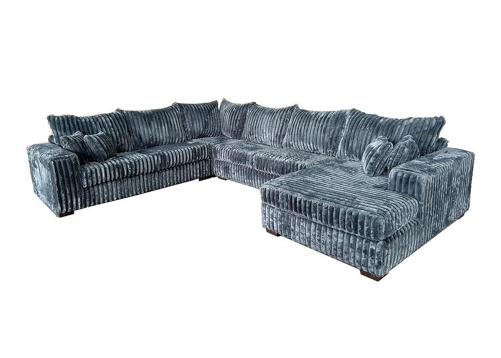 S320 Texan Grey 4pcs Sectional