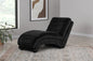 Cascade Black Chaise