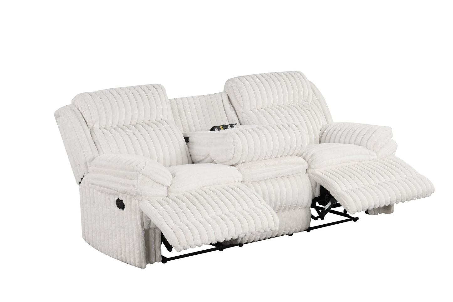 Heaven Beige 3-Piece Reclining Living Room Set