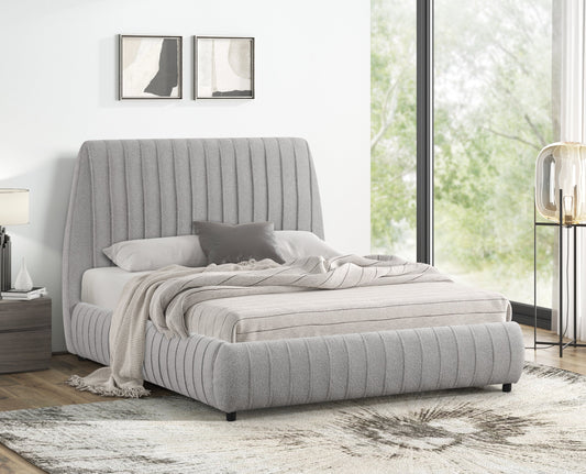 Oasis Gray King Platform Bed