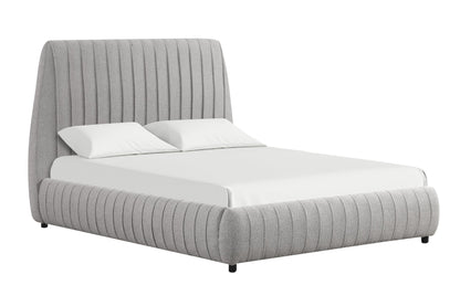 Oasis Gray King Platform Bed