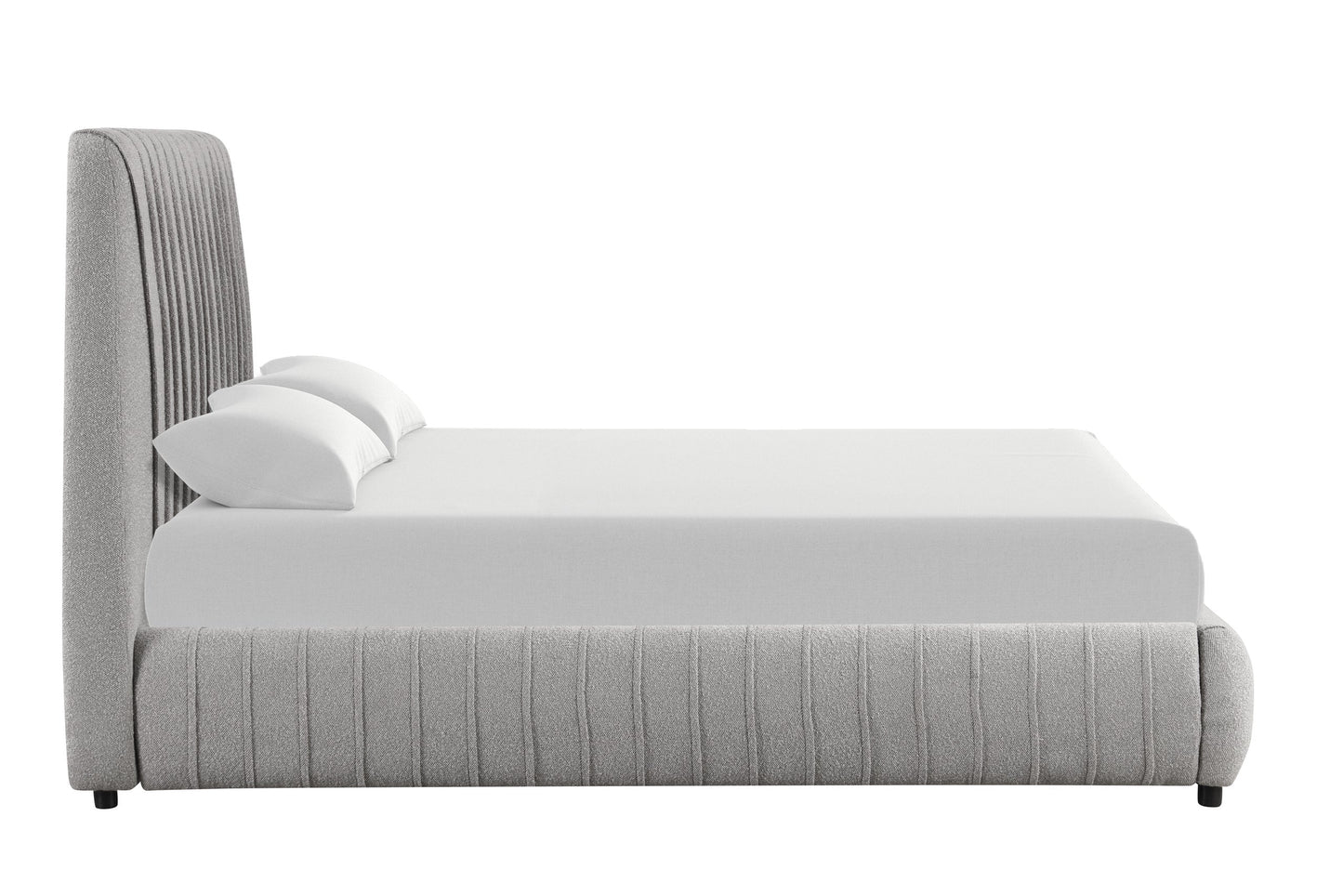 Oasis Gray King Platform Bed