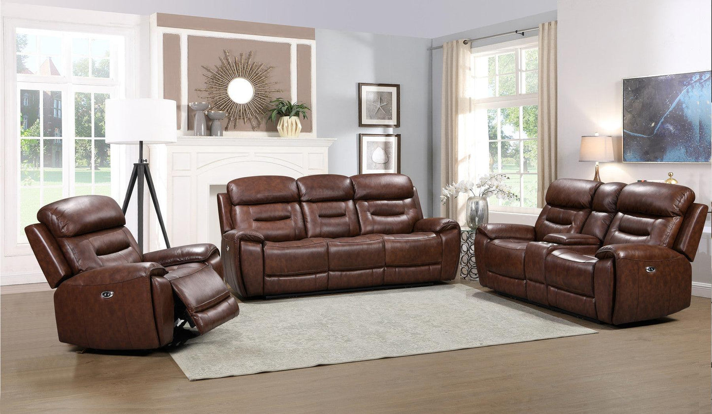 S2226 Rosewood Brown Power Reclining Living Room Set