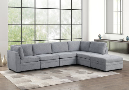 Sam Gray 6-Piece Modular Sectional