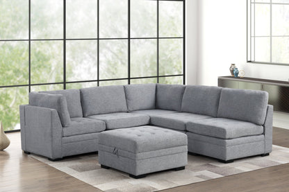 Sam Gray 6-Piece Modular Sectional