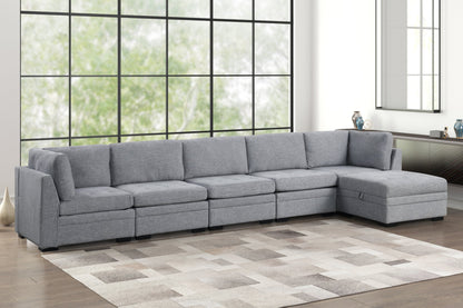 Sam Gray 6-Piece Modular Sectional