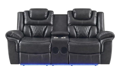 S2020 Party Time Grey Power Reclining Living Room Set
