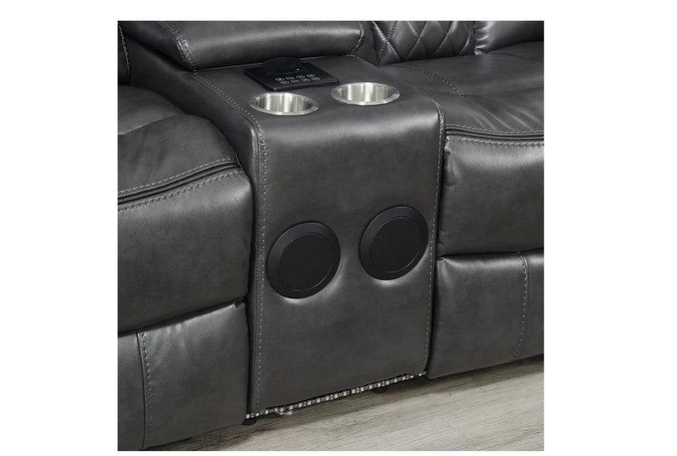 S2020 Party Time Grey Power Reclining Living Room Set