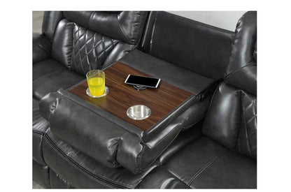 S2020 Party Time Grey Power Reclining Living Room Set