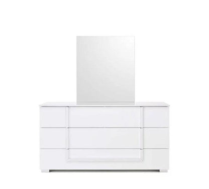 Antonella Collection (White) LED Italian Bedroom Set