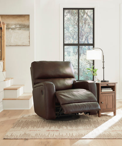 Ember Coffee Swivel Glider Recliner